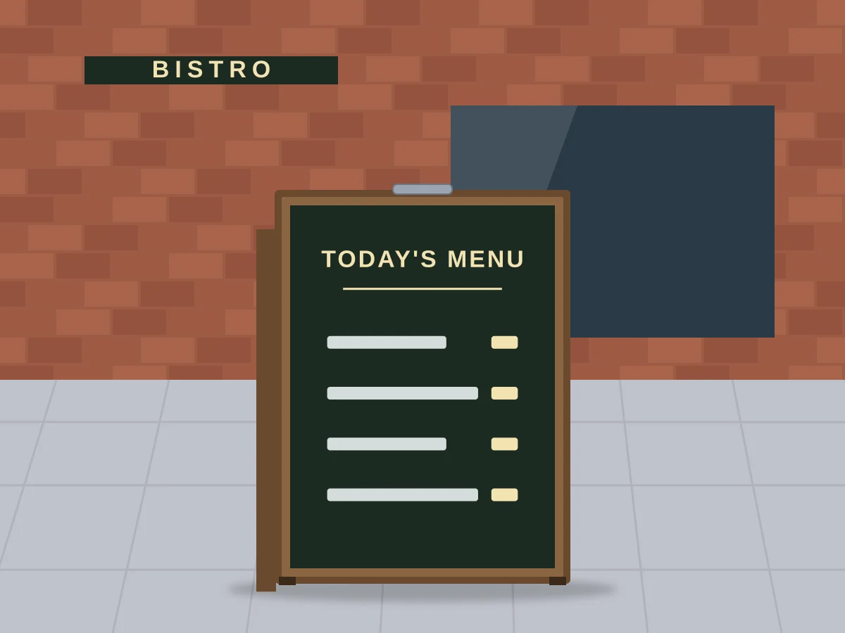 Sandwich Board Sign — custom printed by Apex Trade Show